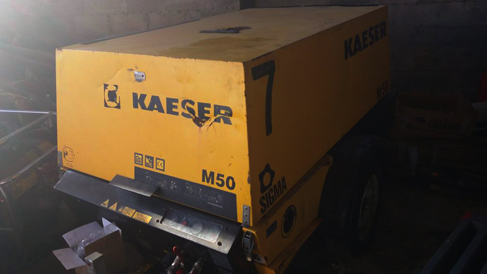 Продажа б/у техники в Омске. Дизельный компрессор KAESER M50 (2010 г.)
